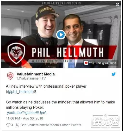 Phil Hellmuth: 绝地控心术让我在牌桌上盈利百万