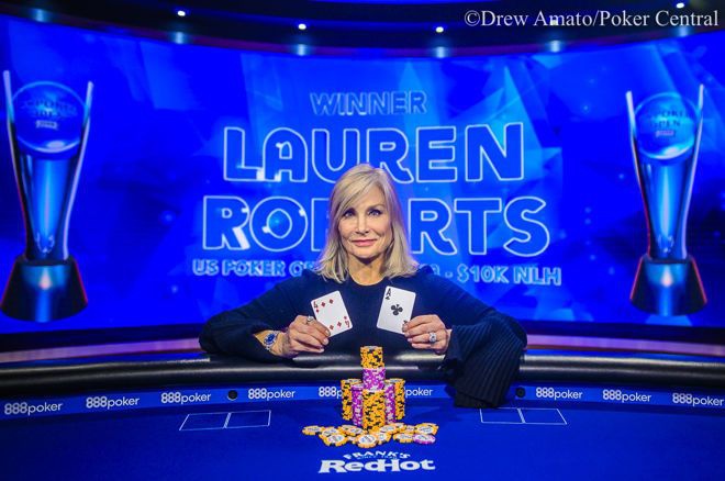 Lauren Roberts赢得美国扑克公开赛第三项赛事$10,000 NLH冠军！