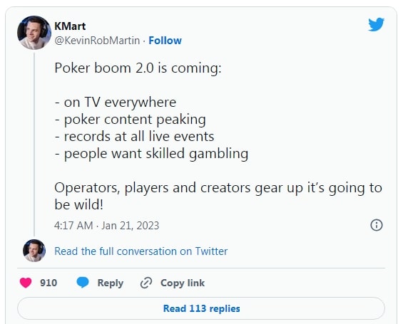 【EV 扑克】扑克繁荣期 2.0 要来了，2023 年的你这次不能错过了！