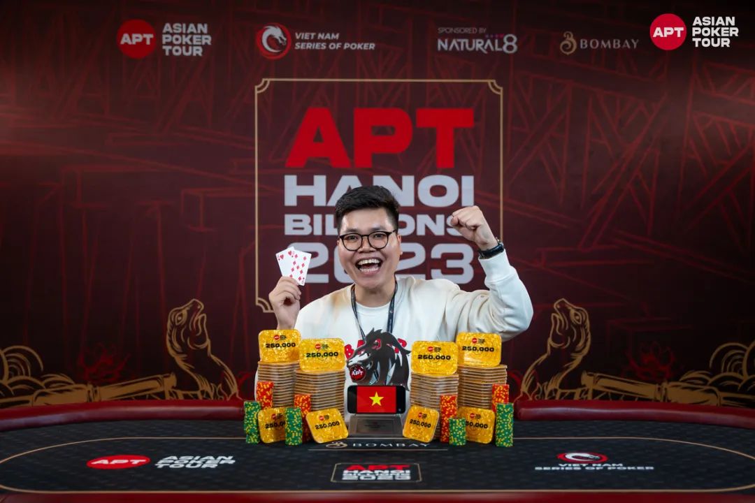 【EV 扑克】APT 河内丨 Chu Van Tien 胜出破纪录越南国家杯；APT 超级豪客赛、神秘赏金赛皆大破纪录