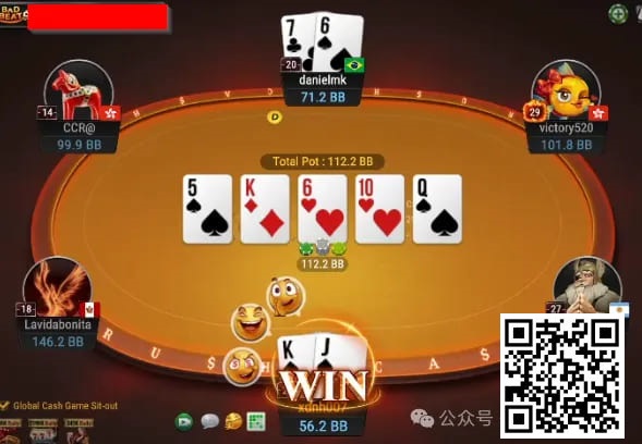 【小鱼Poker】牌局分析：河牌阻止注被raise