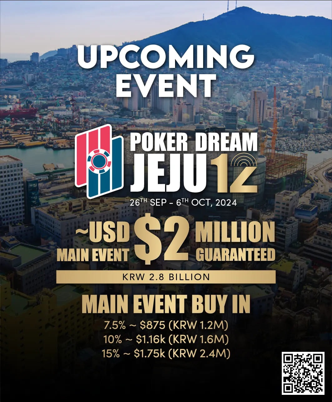 【小鱼Poker】9月赛事推荐|澳洲百万赛的继承者？TLPT布里斯班豪客系列赛群雄齐聚 PD12即将在韩国济州举行