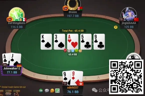 【小鱼Poker】牌局分析：不按套路出牌自食苦果