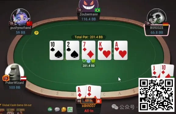 【小鱼Poker】牌局分析：河牌歪中顶对被donk allin