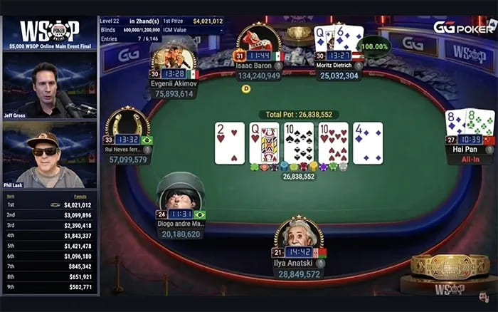 【EV 扑克】WSOP 主赛史上最恶心的逆转？Moritz Dietrich 夺 2,800W 冠军奖励创纪录，国人 Hai Pan 第 7 名