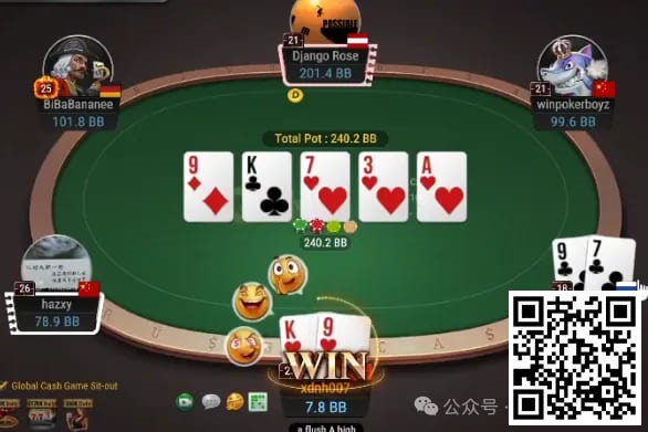 【WPT扑克】牌局分析：overplay了小两对？