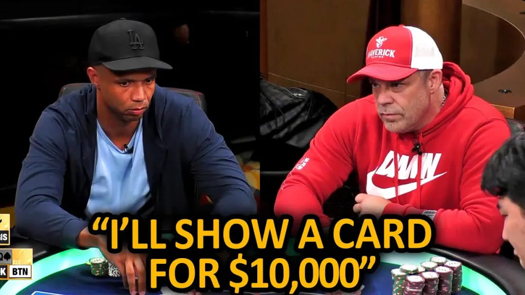 【EV 扑克】面对河牌超池下注，Phil Ivey 用一手 A-high 加注近 4 倍诈唬，结果&#8230;