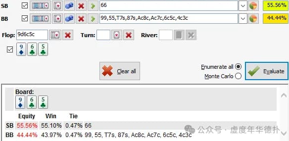 【APL扑克】牌局分析：天顺牌面，middle set出发！