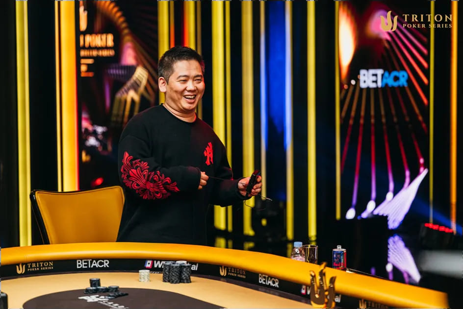 【小鱼Poker】Triton官方发布：谈轩成功卫冕济州站短牌冠军，夺得第三座Triton奖杯