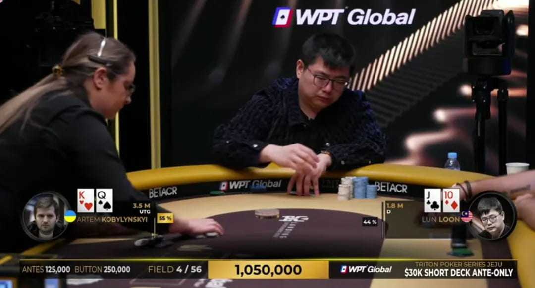 【小鱼Poker】传奇济州岛 | 中国香港Danny Tang在3w刀PLO获第5名，3w刀短牌赛获第8名