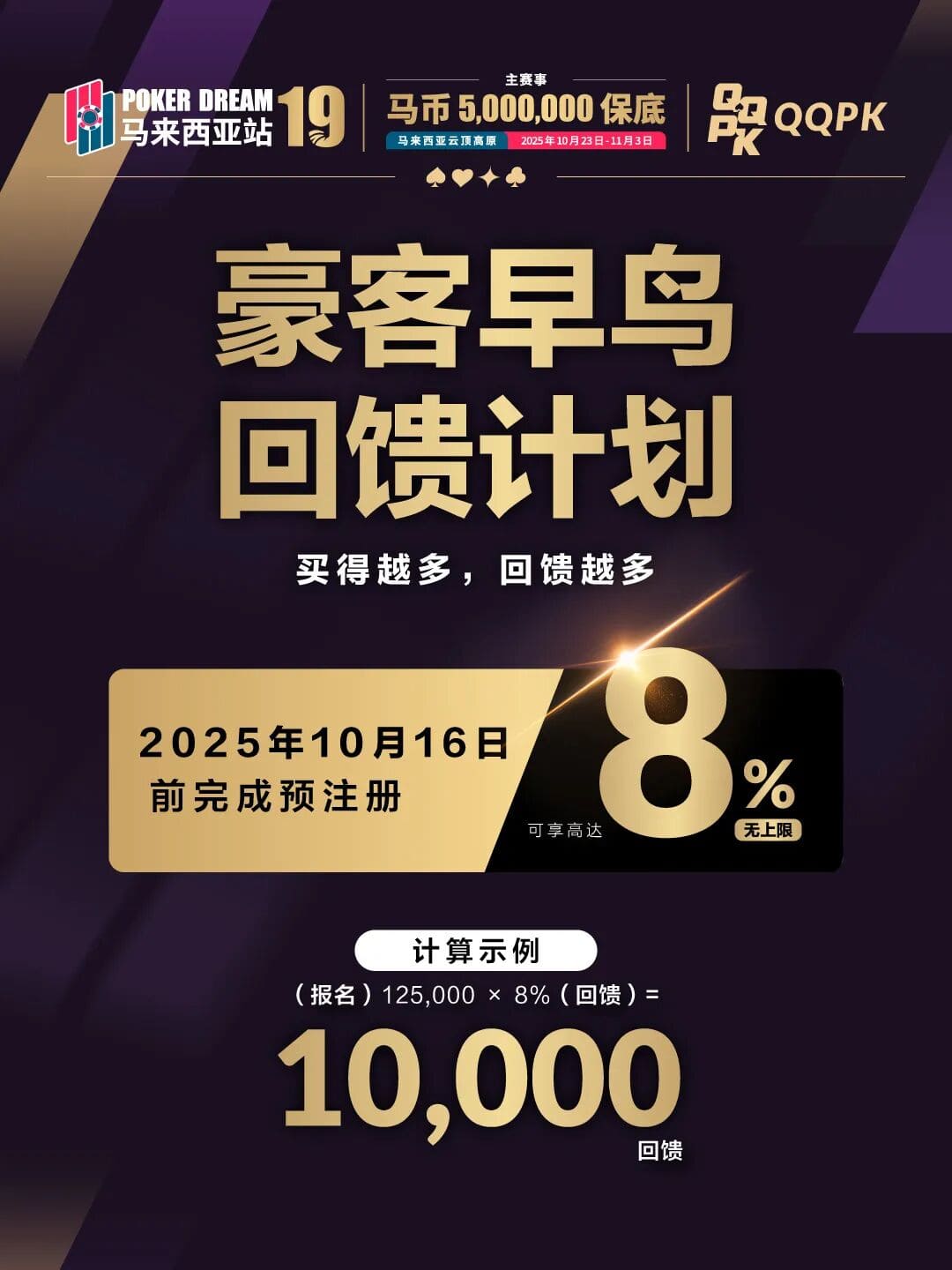 【EV扑克】“线上晋级,线下闪耀”—Po Sen Wang借QQPK之力圆梦Triton ONE;Poker Dream19送房活动惊喜来袭