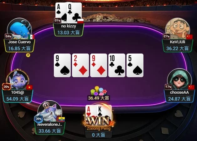 【EV扑克】中秋神秘赏金主赛|国人Zixiong Peng季军收官,助茅人及队逆转登顶团队赛冠军!