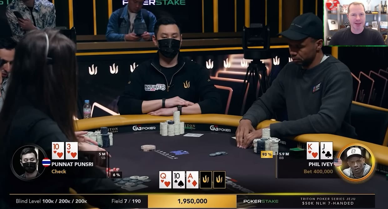 【EV扑克】Ivey痛苦思考9分钟后,做出99.99%牌手会做的决策,他不再超神了吗?【牌局解析】