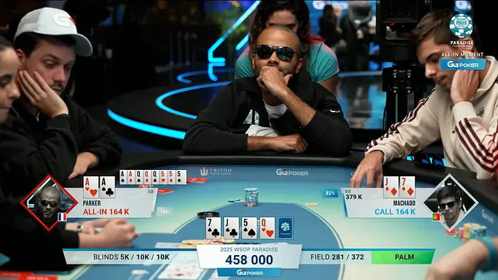 【EV扑克】NBA传奇T托尼·帕克三战WSOP再度折戟，口袋A不敌对手两对遗憾出局