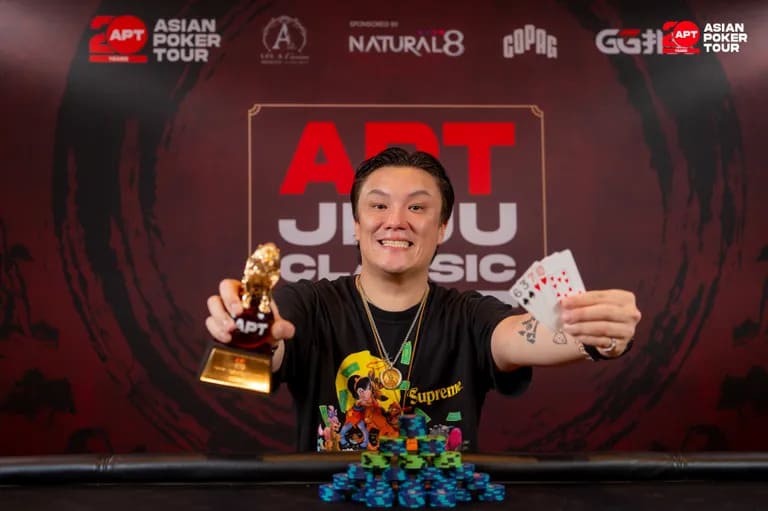 【EV扑克】2026 APT济州经典赛 | 主赛为韩国史上规模最大国际扑克赛事；中国选手Tianhao Zheng成功领跑；Tony Lin成功晋级！