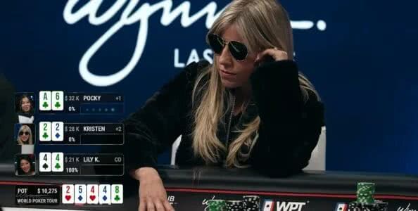 【EV扑克】决赛桌弃掉KK！Kristen Foxen这手牌吵翻整个圈子