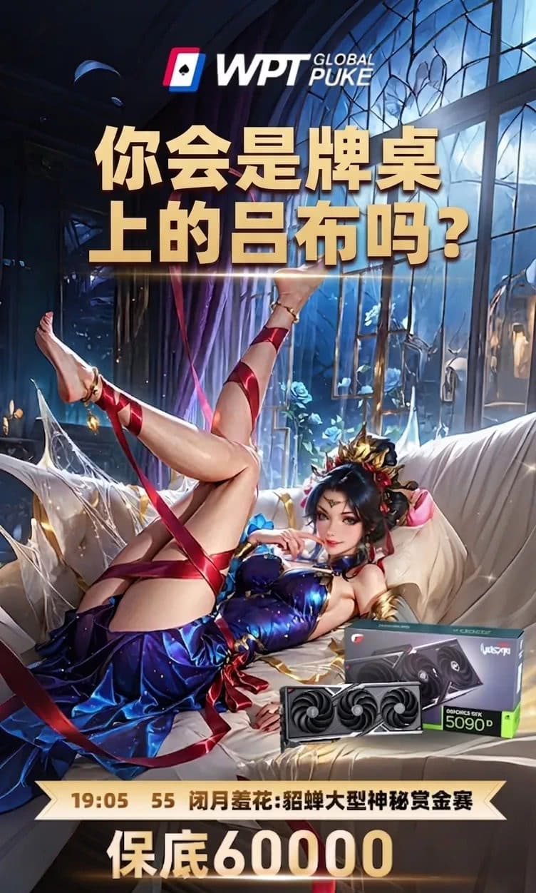 【EV扑克】扑克界的赤壁之战来了！WPTG三国无双系列赛史诗级登场！