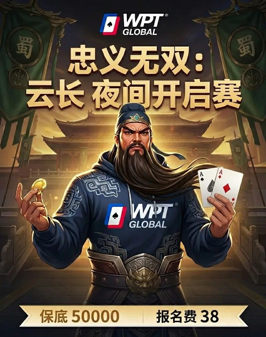 【EV扑克】扑克界的赤壁之战来了！WPTG三国无双系列赛史诗级登场！